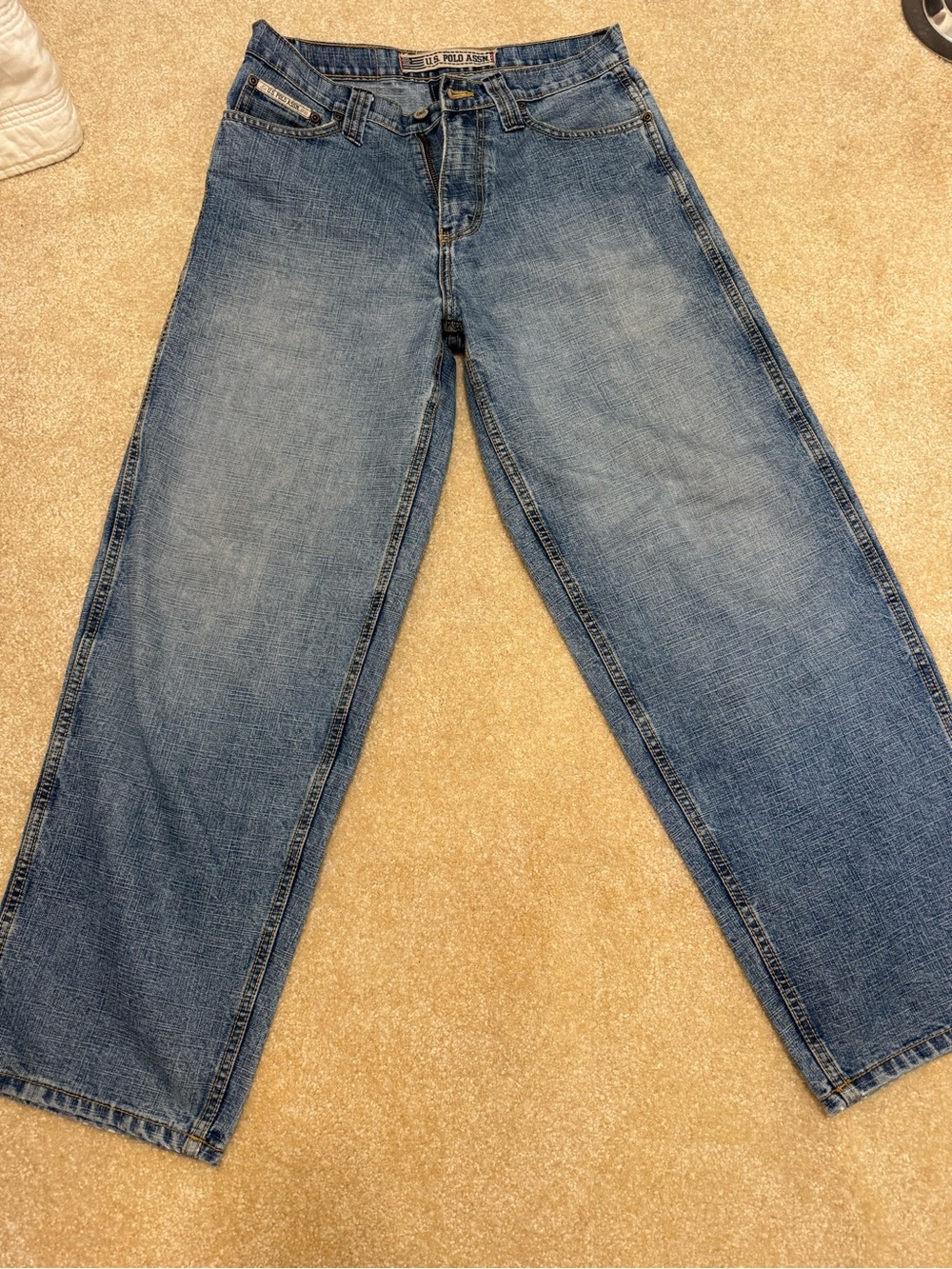 US Polo Association Men’s Straight-Leg Jeans size 30x30.